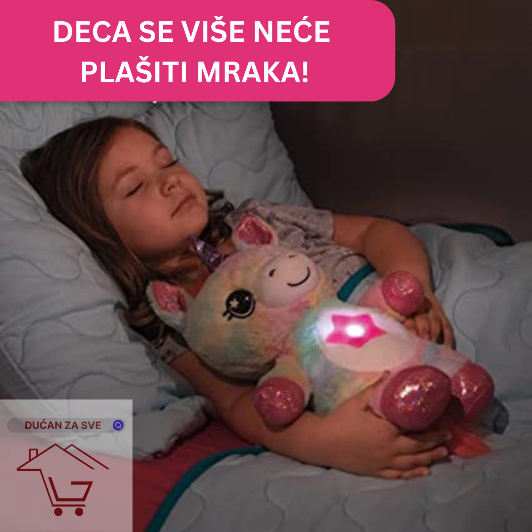 AKCIJA - ćebe koje sija u mraku + svetleća plišana igračka