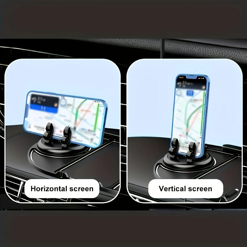 Neklizajuća podloga i nosač za telefon za auto – 360° rotacija