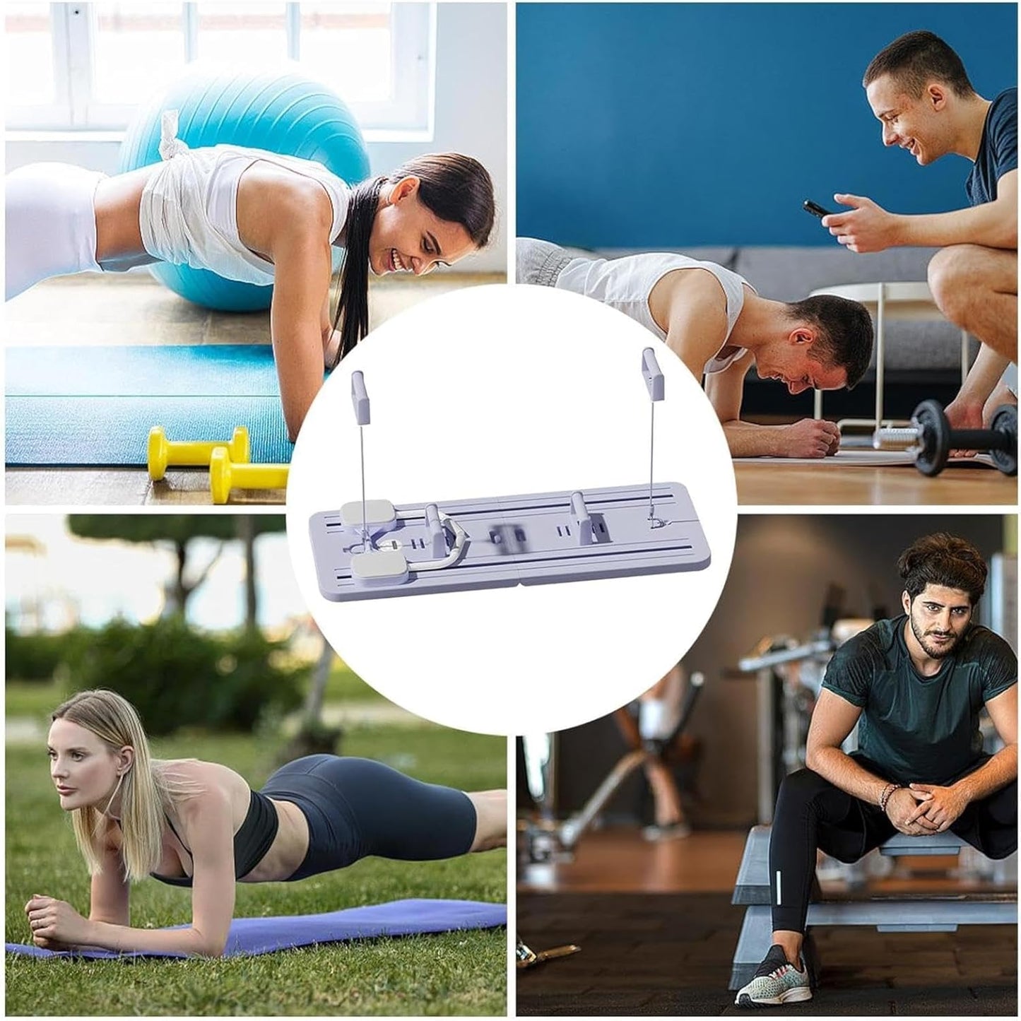 5 u 1-sprava za pilates + 5 guma za vežbanje