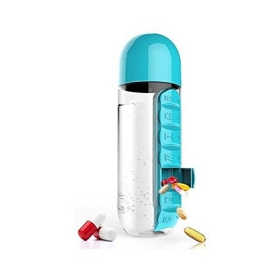 Flašica za vodu sa pregradom za lekove
