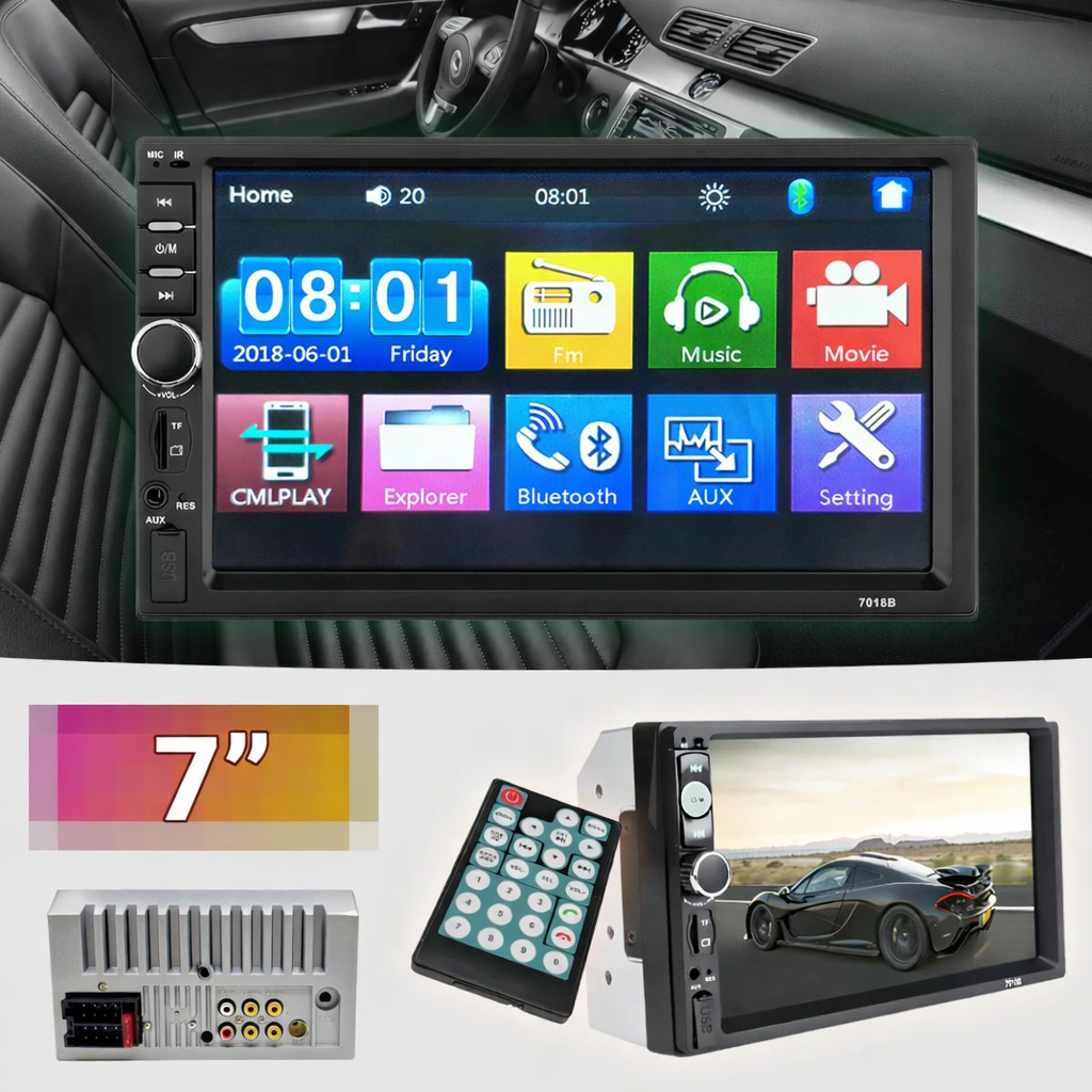 2-DIN AUTOEKRAN RADIO