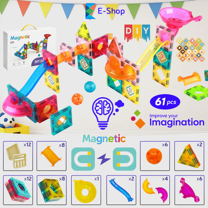 61-DELNI SET MAGNETNIH PLOČICA-BALL RUN