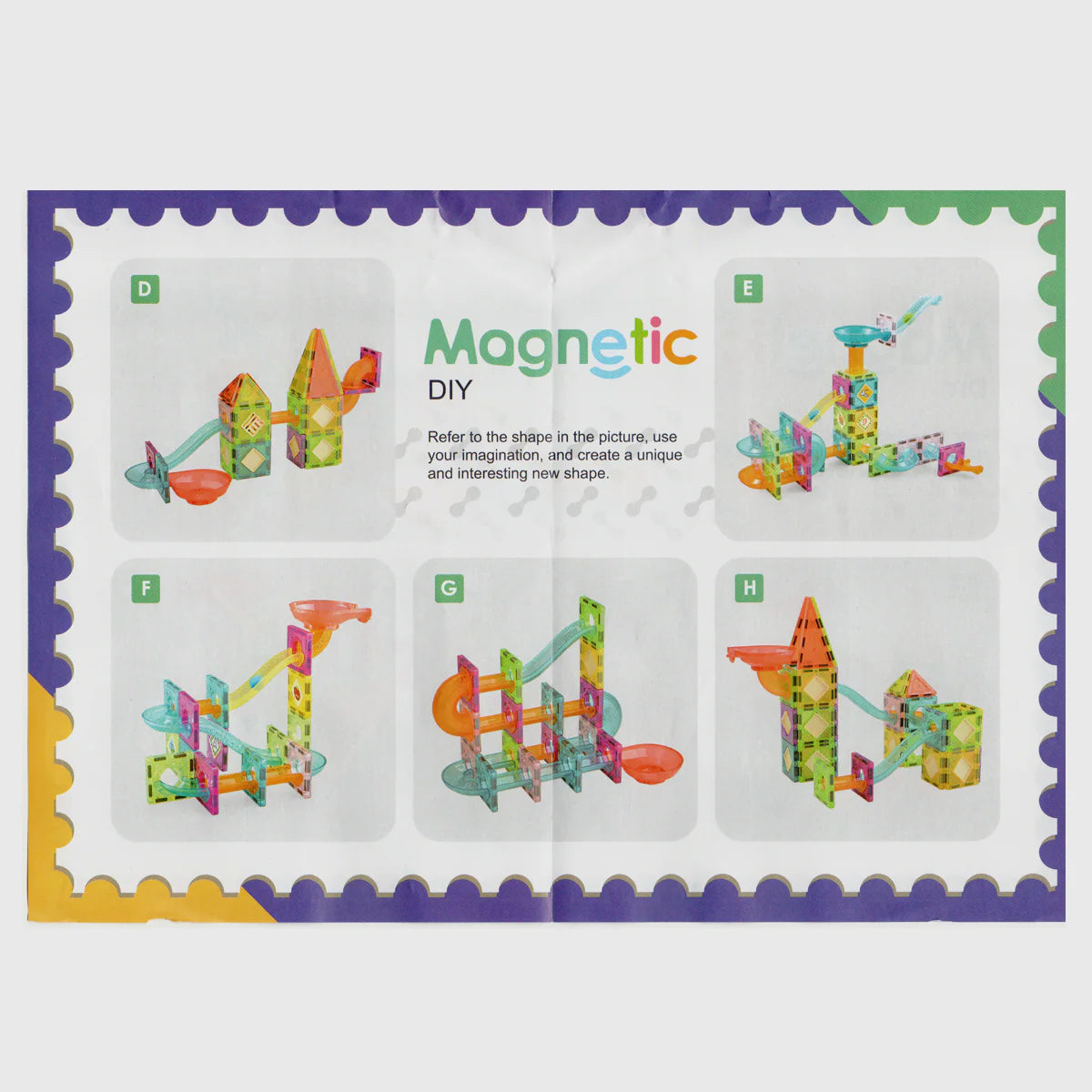 61-DELNI SET MAGNETNIH PLOČICA-BALL RUN